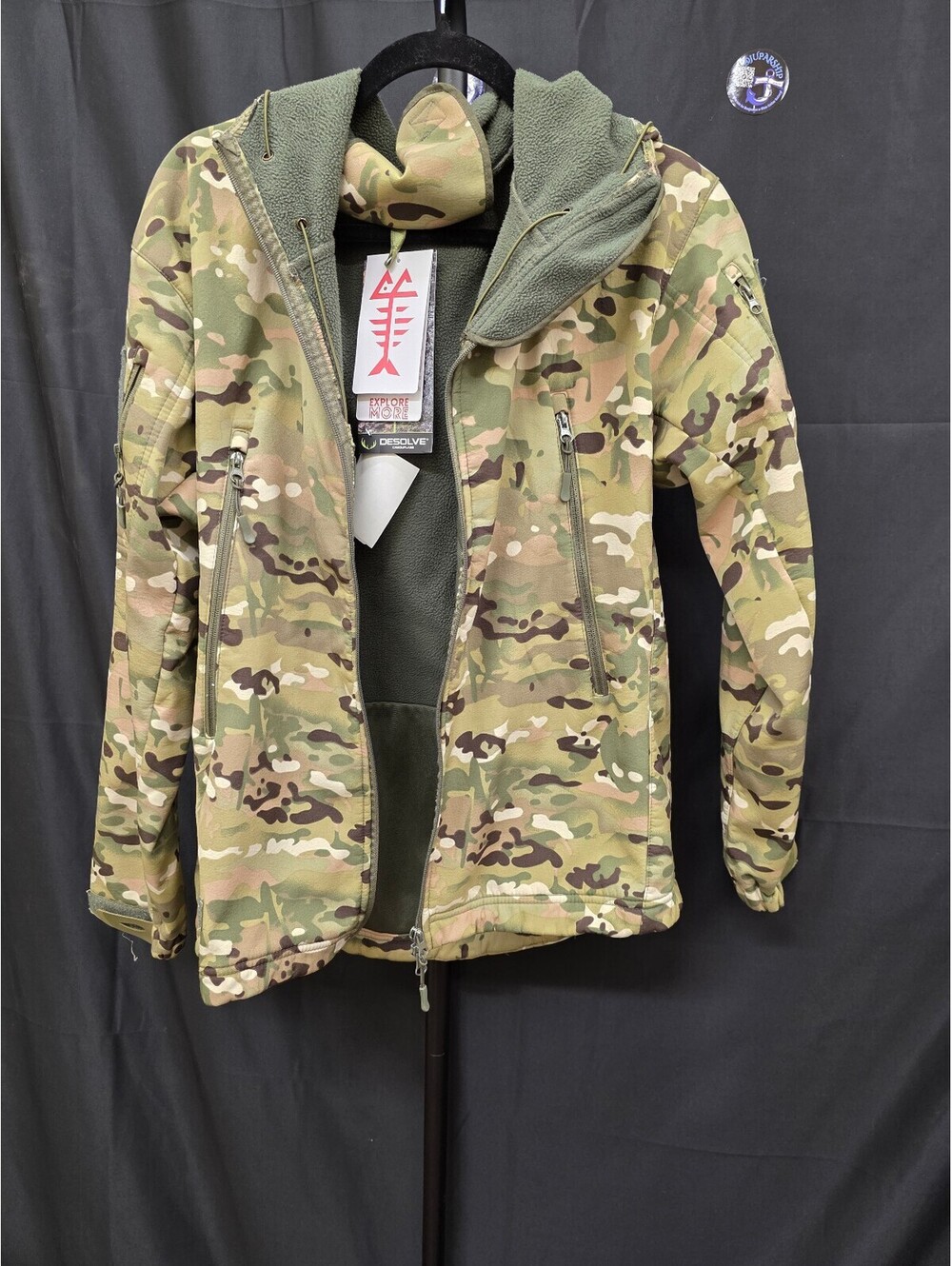 BASSDASH WALKER WATERPROOF BREATHABLE RAIN COAT JACKET SIZE M